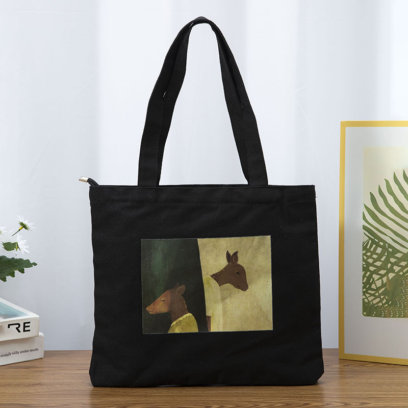 Bolso Shopping de Lona con Logo