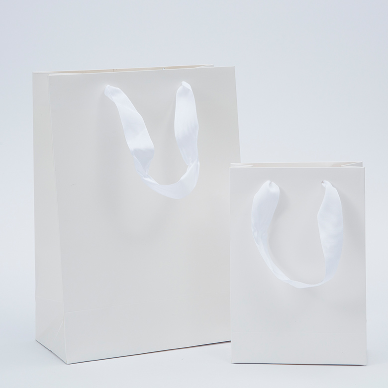 Bolsa de papel kraft blanco